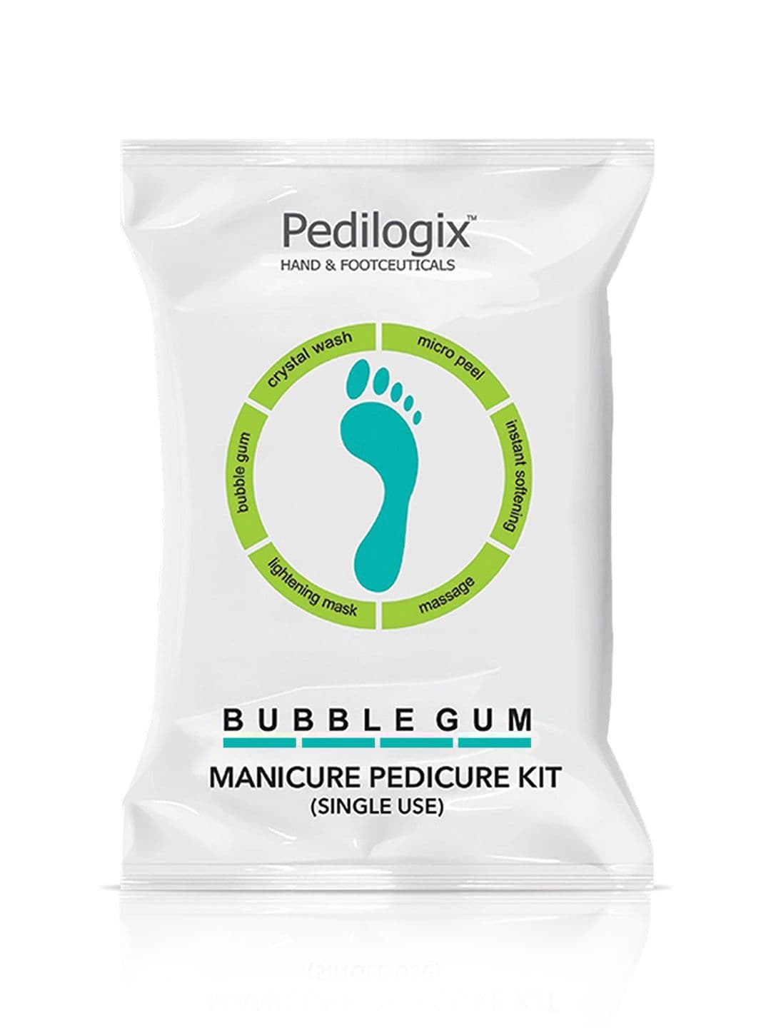 O3+ Pedilogix Bubblegum Manicure Pedicure Kit - 55 g + 10 ml