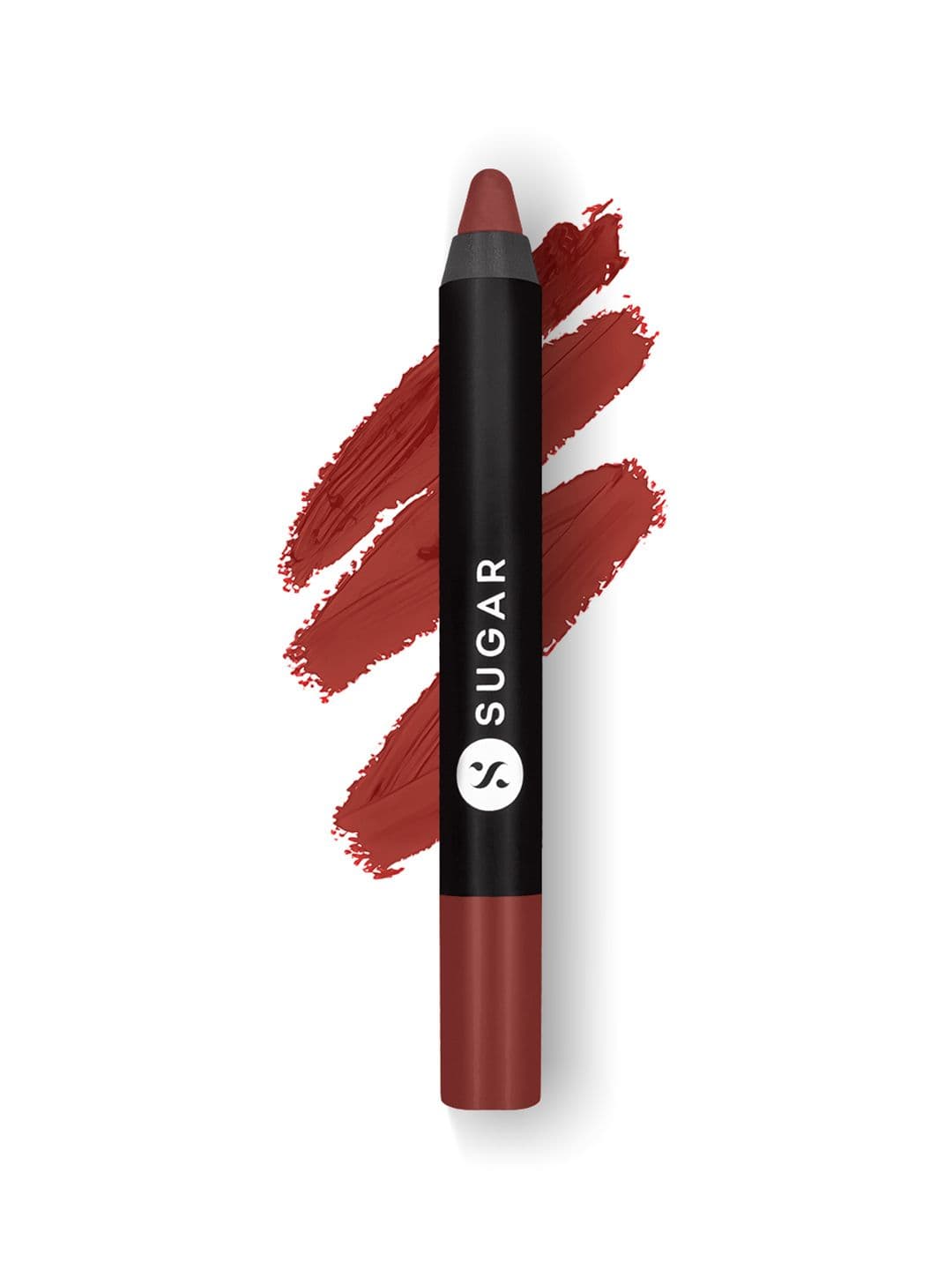 SUGAR Matte As Hell Crayon Lipstick with Sharpener - Jackie Brown 08
