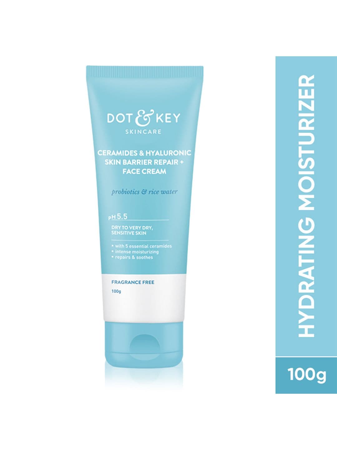 DOT & KEY Skin Barrier Repair+ Face Cream 100g & SPF 50 Super Bright Sunscreen 50g