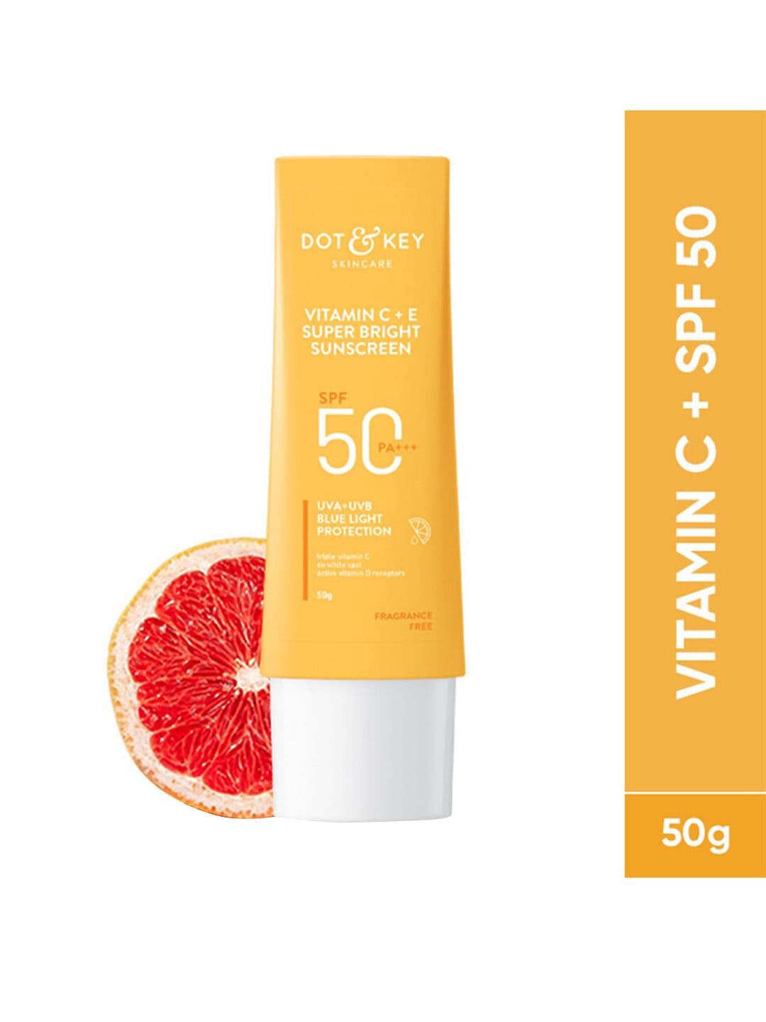 DOT & KEY Skin Barrier Repair+ Face Cream 100g & SPF 50 Super Bright Sunscreen 50g