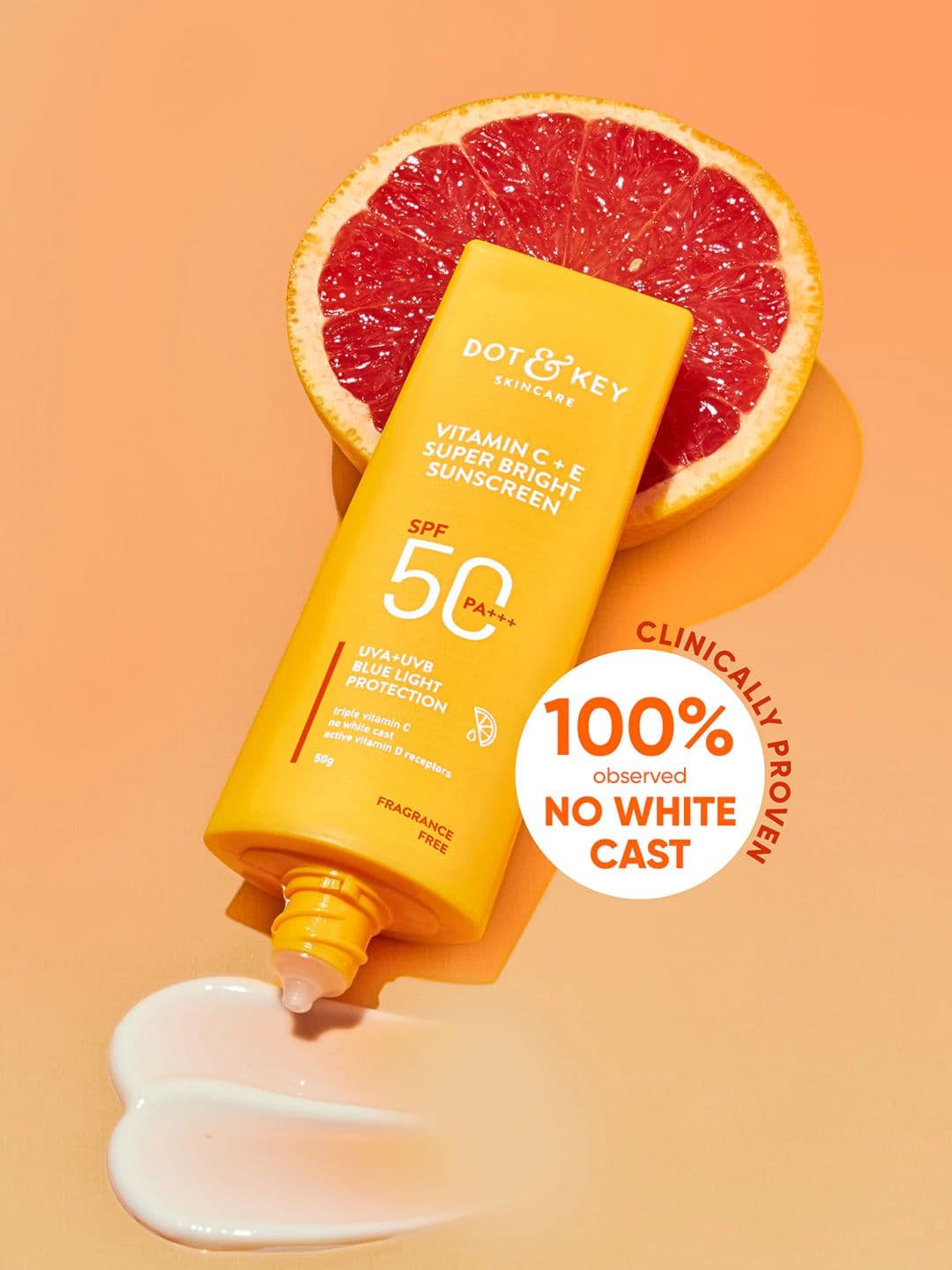 DOT & KEY Skin Barrier Repair+ Face Cream 100g & SPF 50 Super Bright Sunscreen 50g