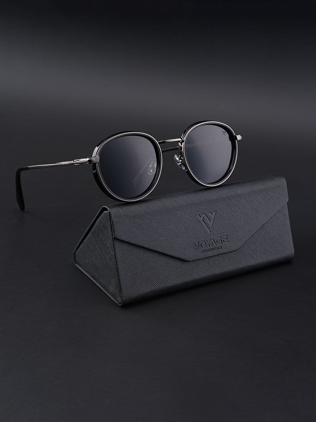 Voyage Polarised And UV Protected Lens Full Rim Round Sunglasses 3040MG3982Z