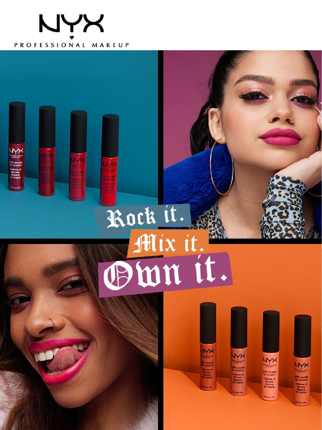 NYX PROFESSIONAL MAKEUP Soft Matte Lightweight Cream Lipstick 8 ml - Copenhagen 20