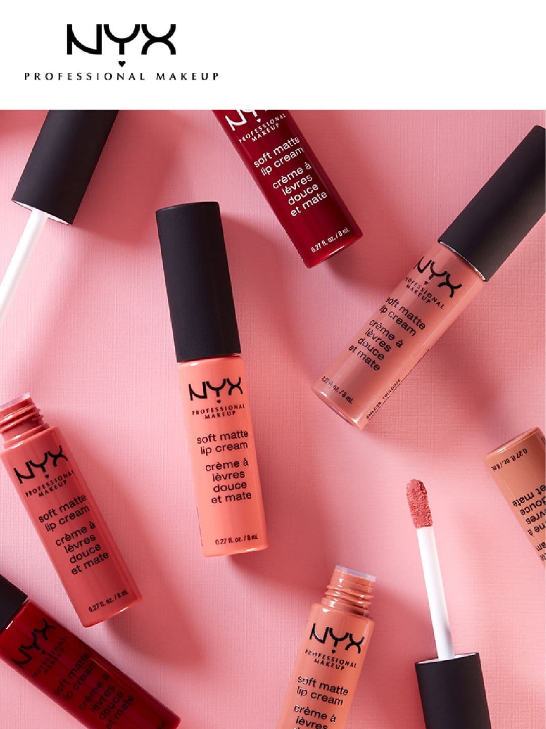 NYX PROFESSIONAL MAKEUP Soft Matte Lightweight Cream Lipstick 8 ml - Copenhagen 20