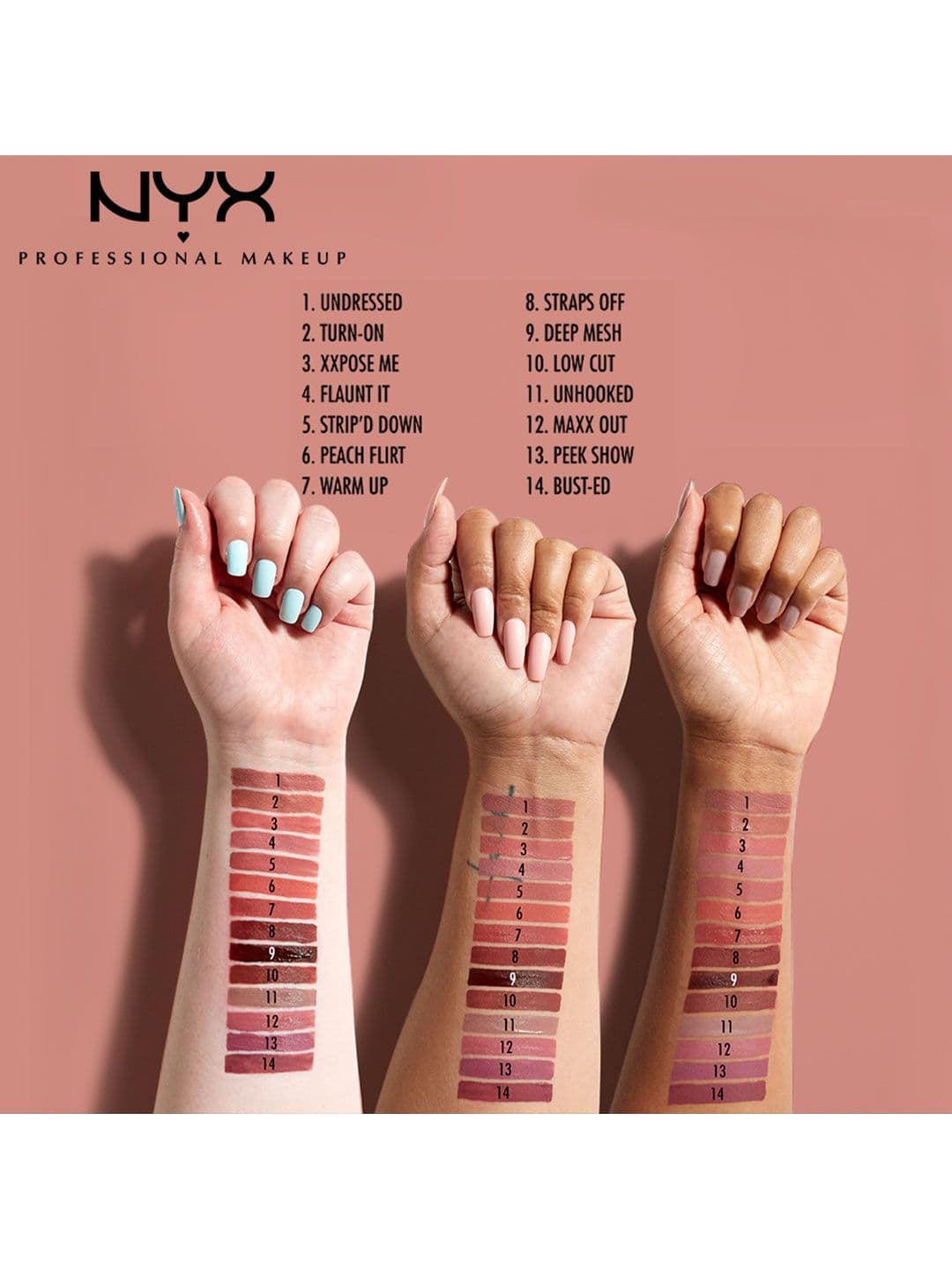 NYX PROFESSIONAL MAKEUP Lip Lingerie XXL Matte Liquid Lipstick 4ml - Stripd Down 05