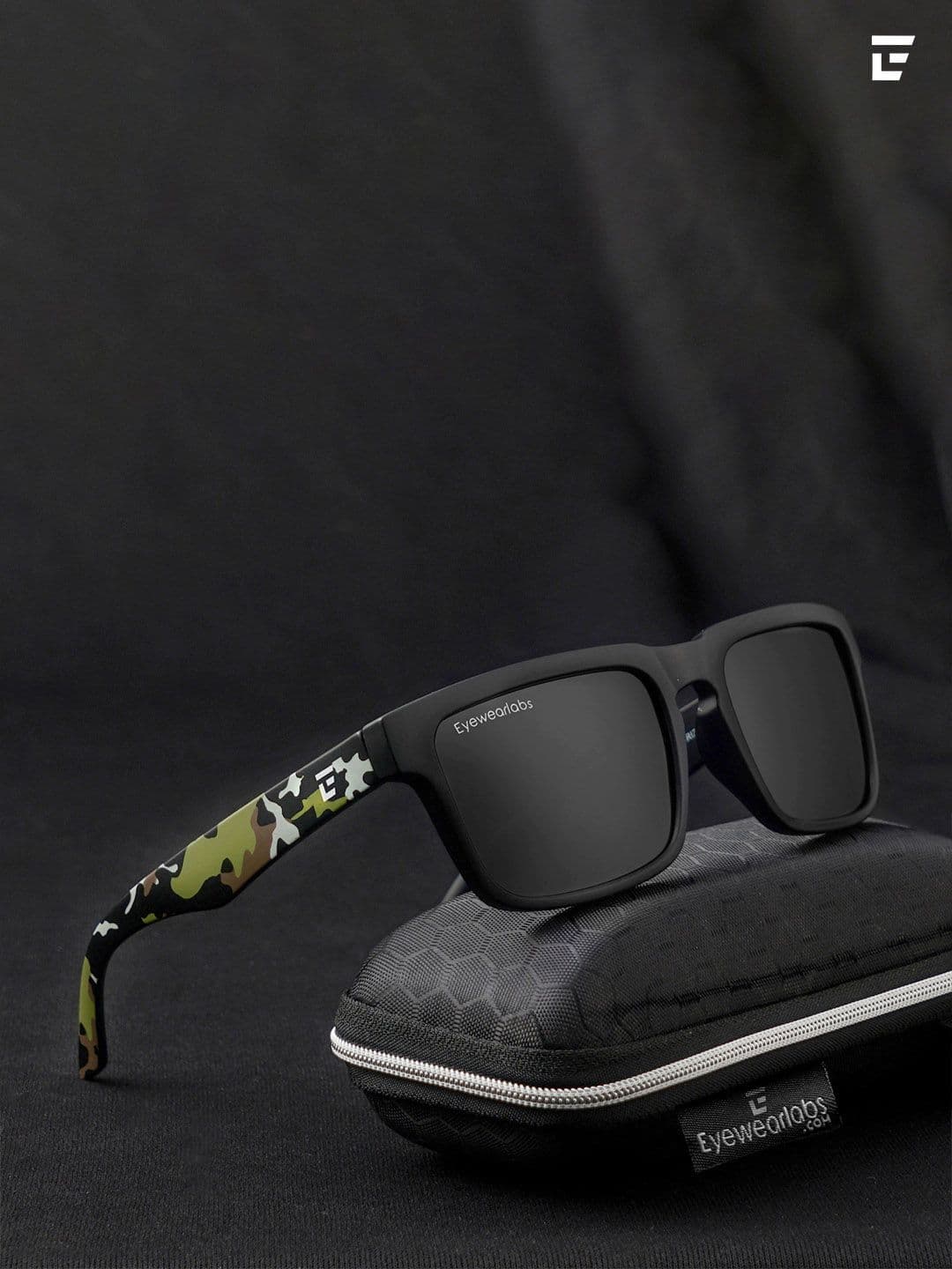 Eyewearlabs Wayfarer Lens with Polarised and UV Protected Sunglasses SC1EL1161