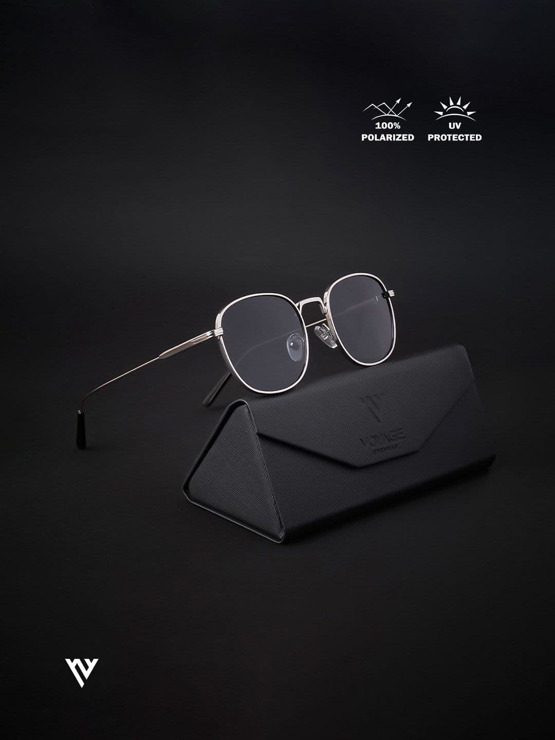 Voyage Lens & Round Sunglasses With Polarised & UV Protected Lens