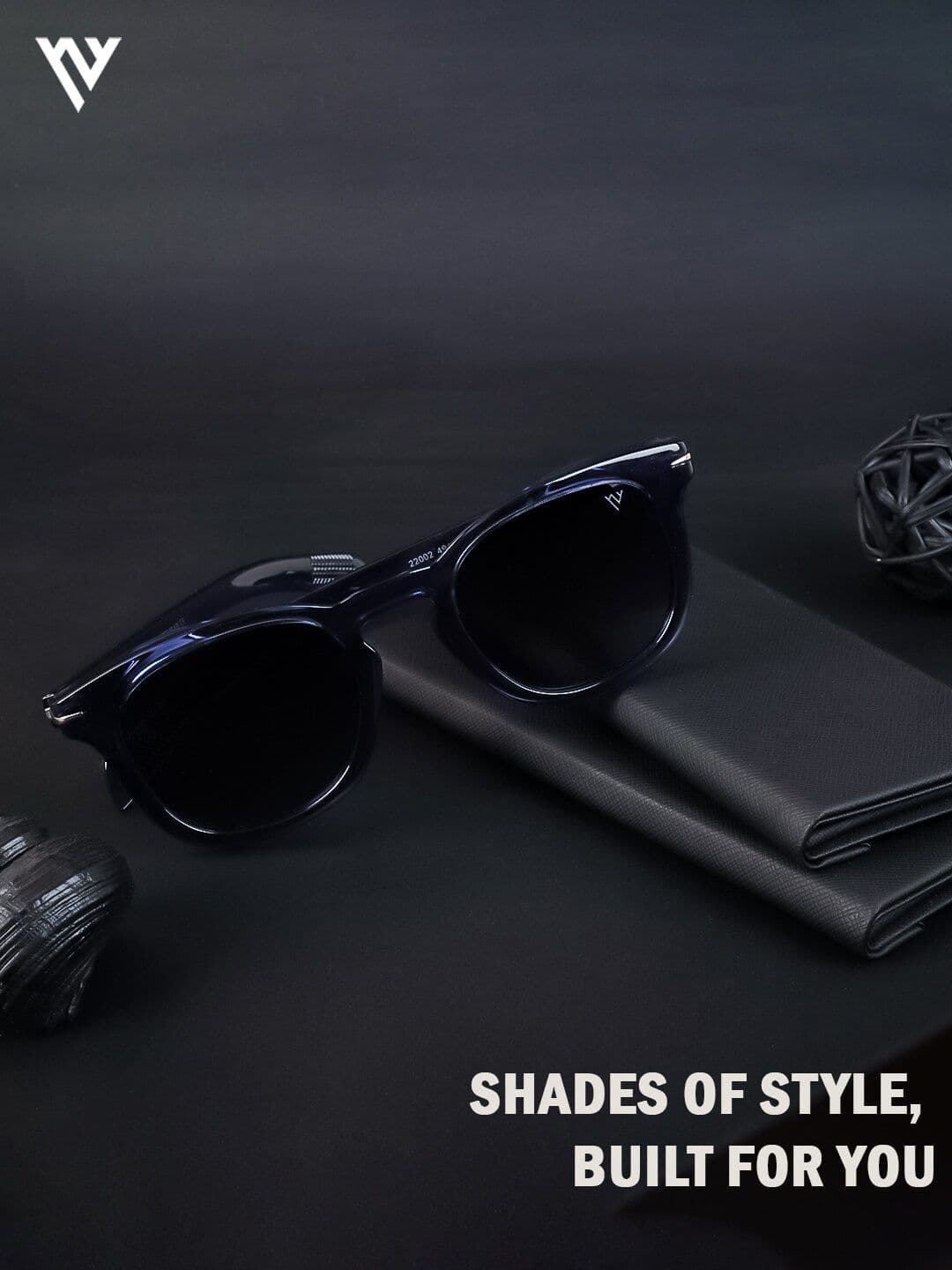 Voyage Unisex Wayfarer Sunglasses With Polarised & UV Protected Lens