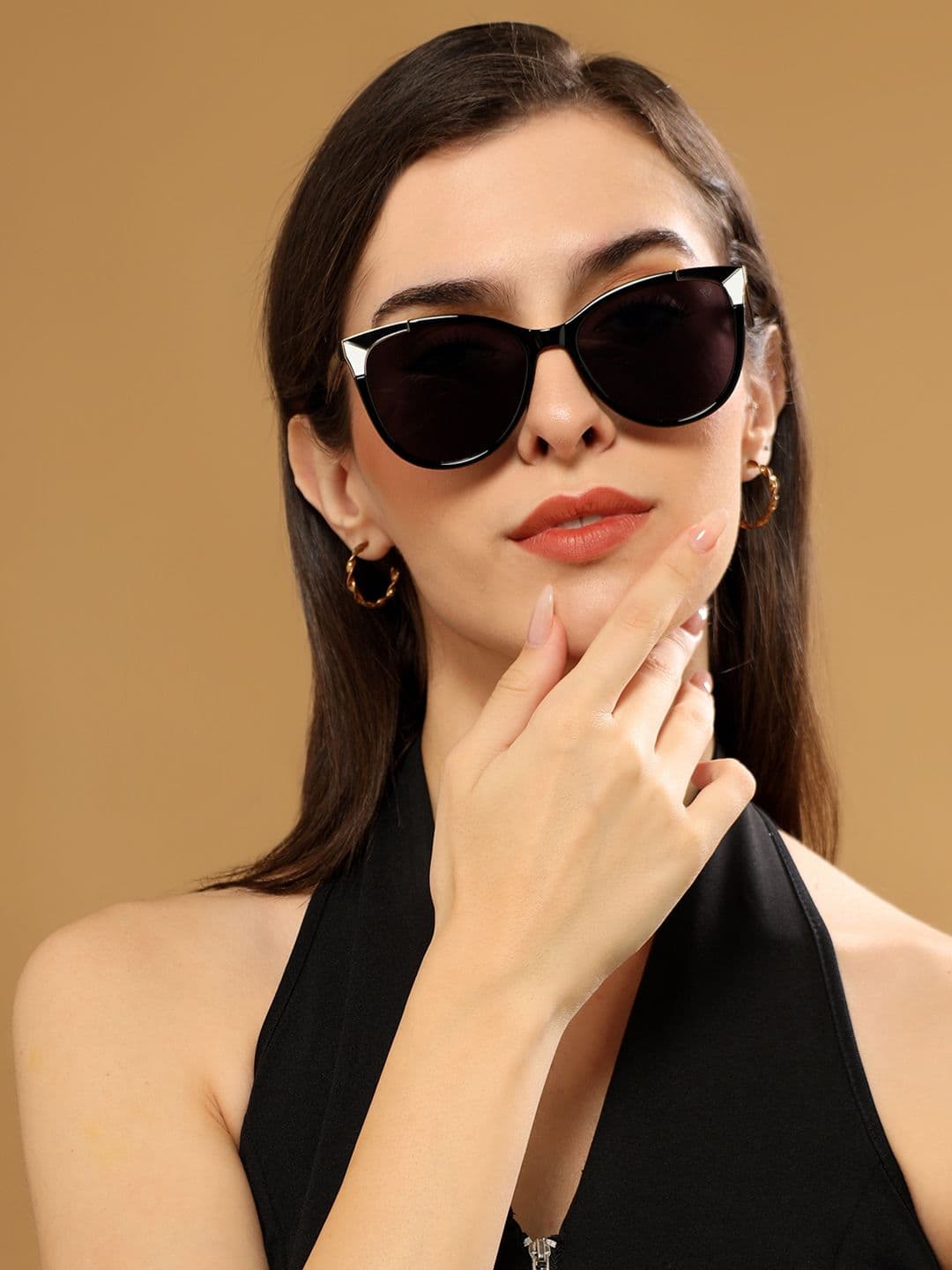 Voyage Women Cateye Sunglasses with UV Protected Lens W9056MG4228