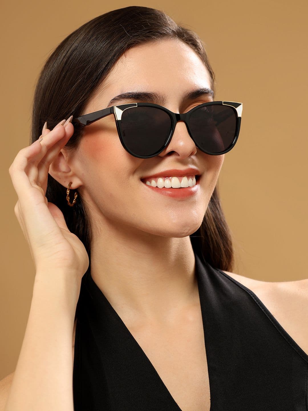 Voyage Women Cateye Sunglasses with UV Protected Lens W9056MG4228