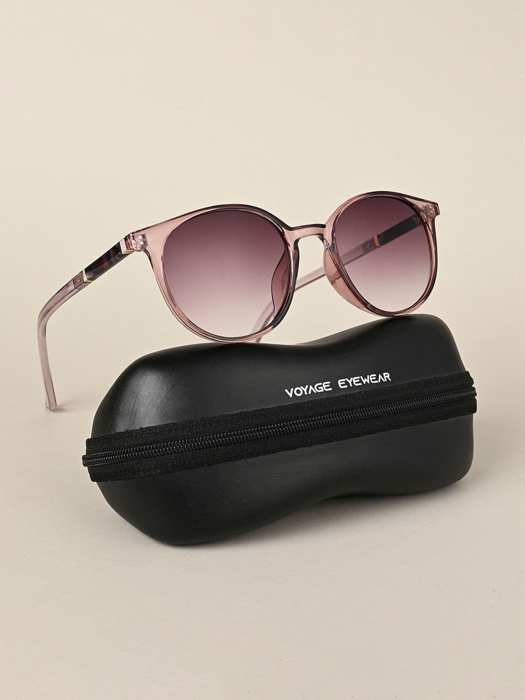 Voyage Women Round Sunglasses With UV Protected Lens A3099MG4271