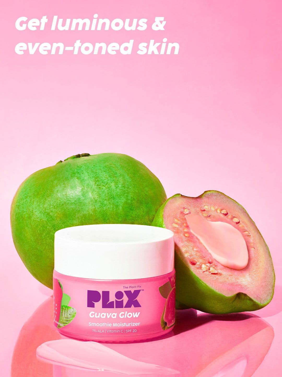 PLIX THE PLANT FIX Guava Glow Smoothie Moisturizer - 50g