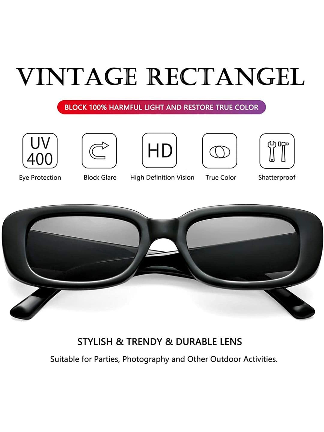 DressBerry Women Square UV Protected Lens Sunglasses