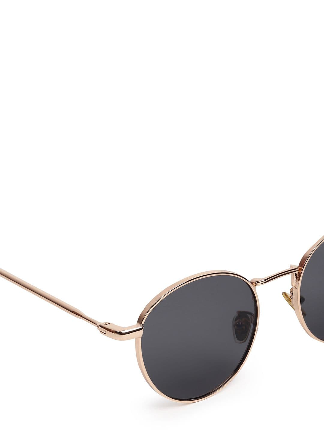 Mast & Harbour Women Black Lens Sunglasses With UV Protected Lens 2339 gold black-black
