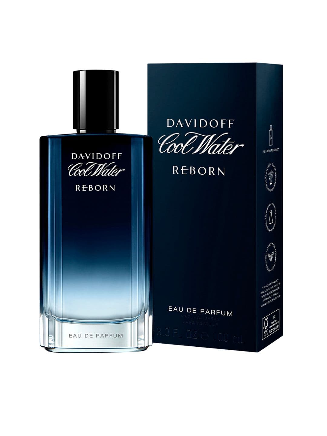 DAVIDOFF Men Cool Water Reborn Vegan Eau De Parfum - 100 ml