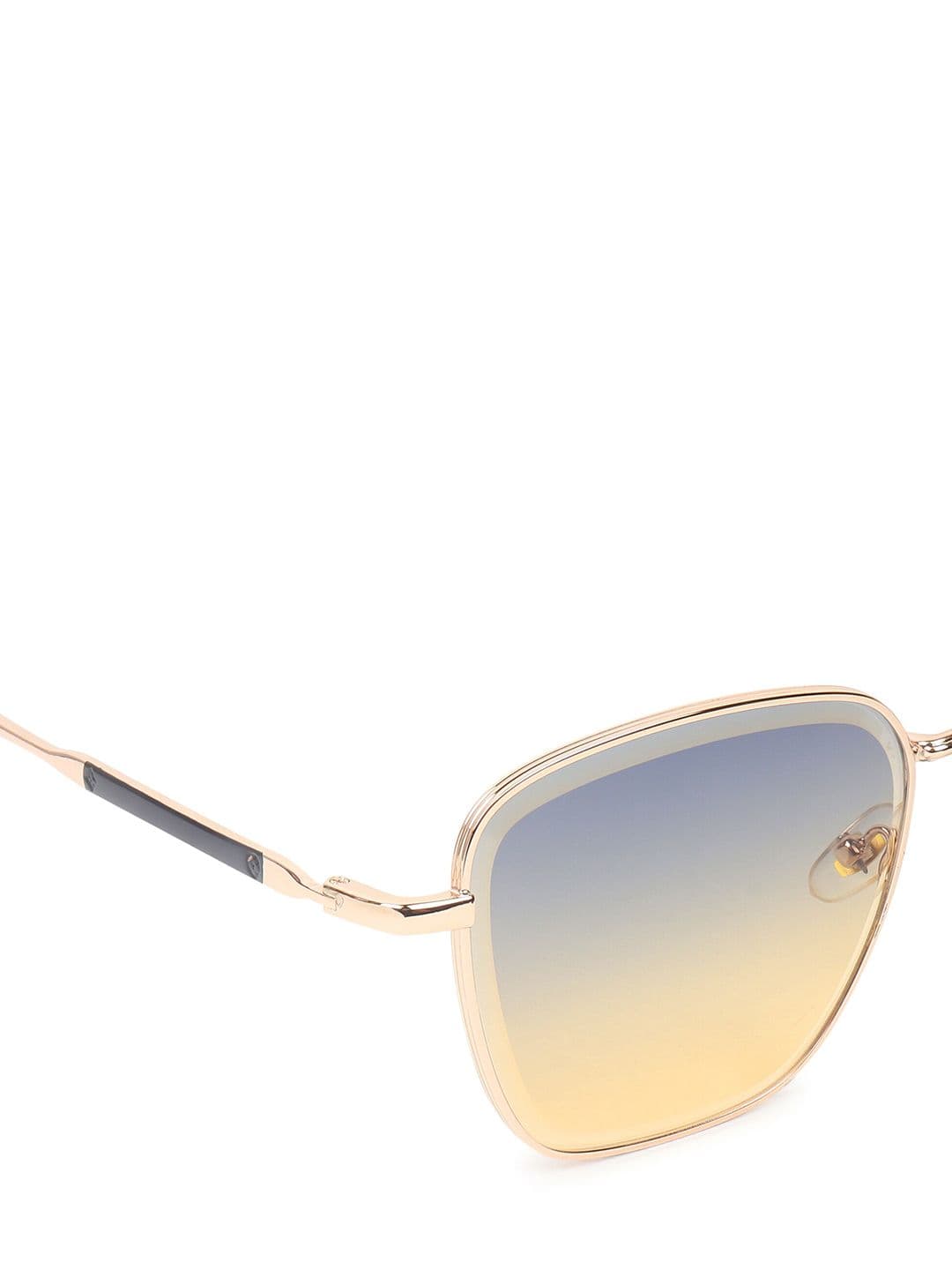 WROGN Unisex Square Sunglasses With UV Protected Lens 5227 gold blue pink WRN