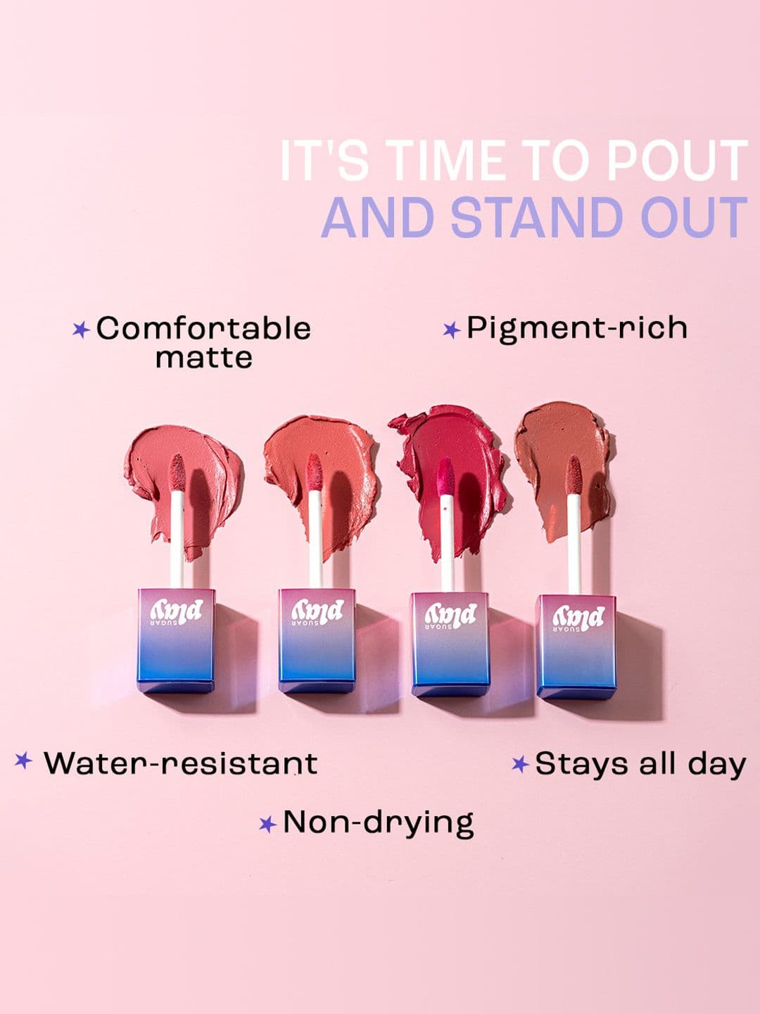 SUGAR Play Vibe Check Matte Liquid Lipstick 4.5ml - 03 Snacc