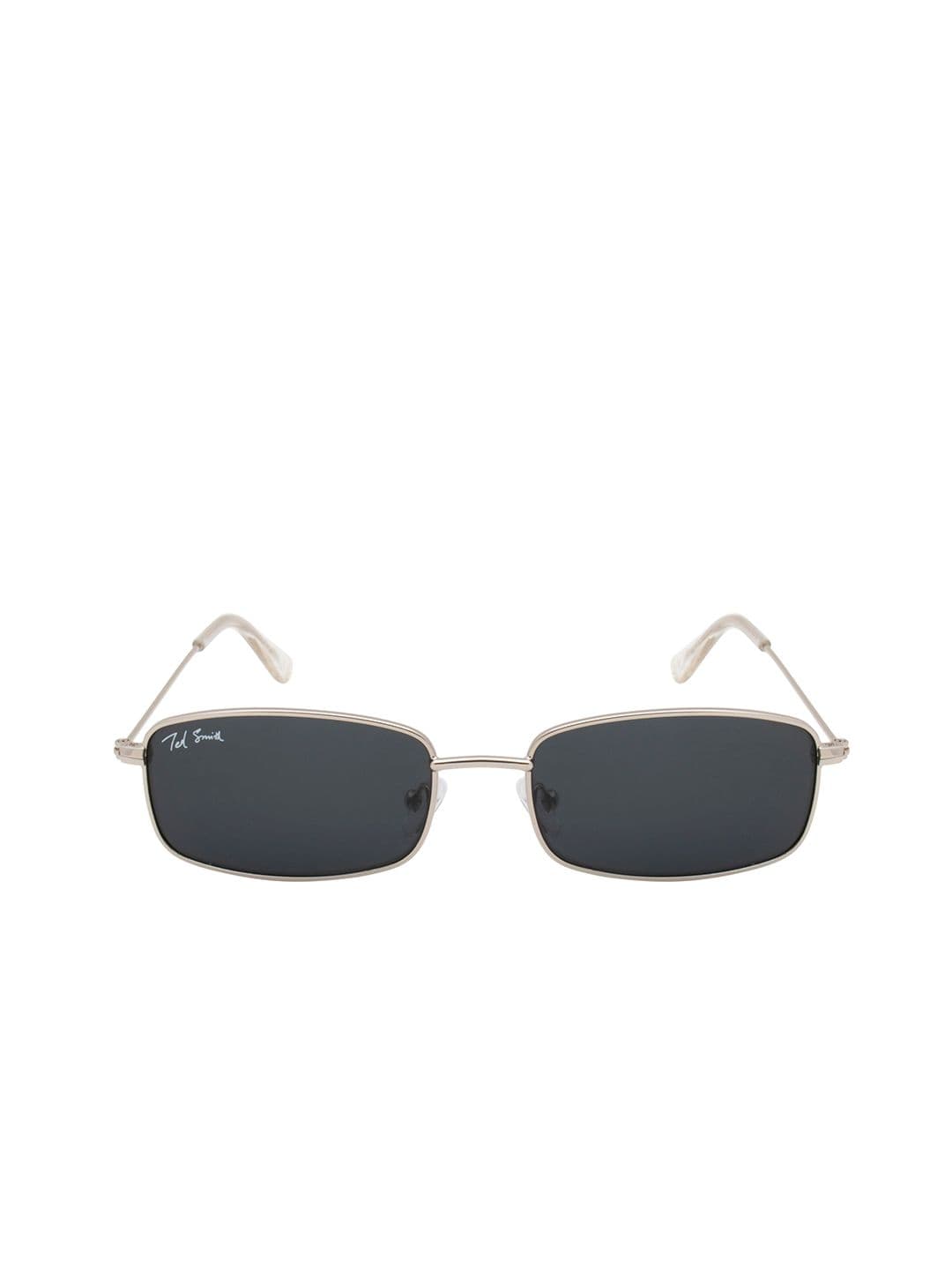 Ted Smith Unisex Rectangle Sunglasses With UV Protected Lens