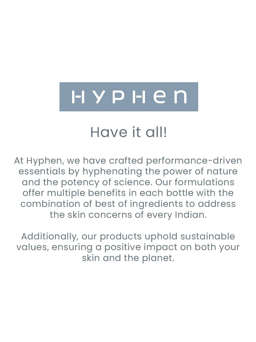 Hyphen 2% Ceramide-Peptide Complex Barrier Repair Moisturizer- Dry Skin -50ml