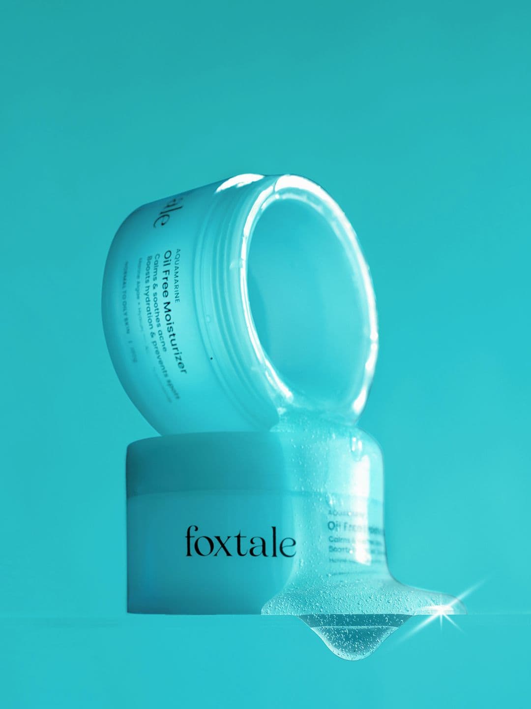 Foxtale Intense Hydrating Gel Moisturiser with Hyaluronic Acid for Glowing Skin - 100 g