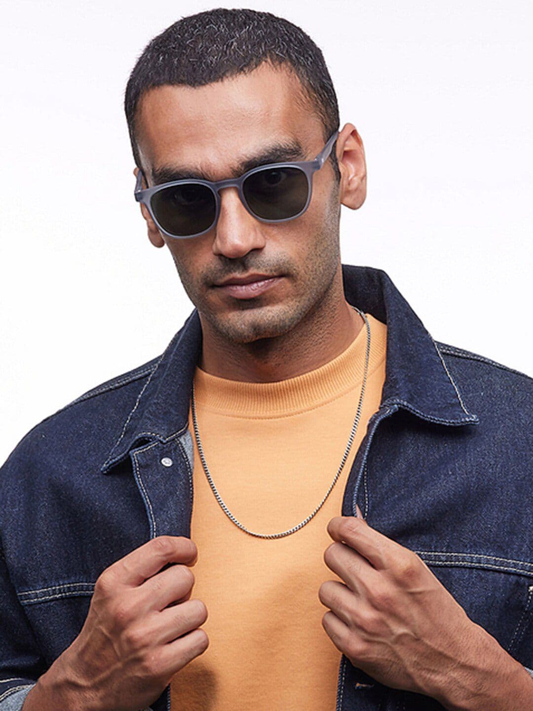 Lenskart HUSTLR Unisex Wayfarer Sunglasses with Polarised and UV Protected Lens 210615