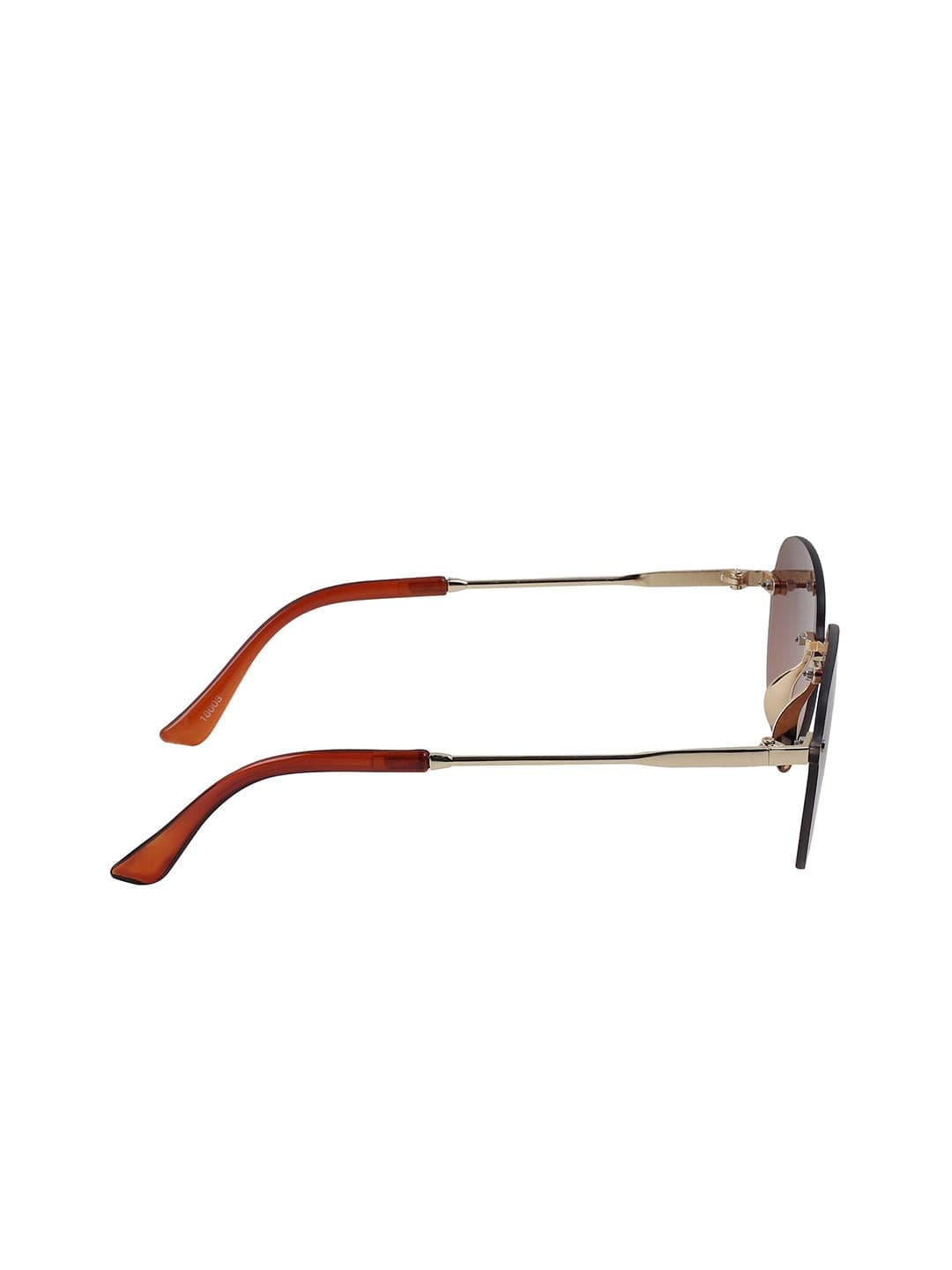 DressBerry Women Brown Round Sunglasses with UV Protected Lens-6005 black