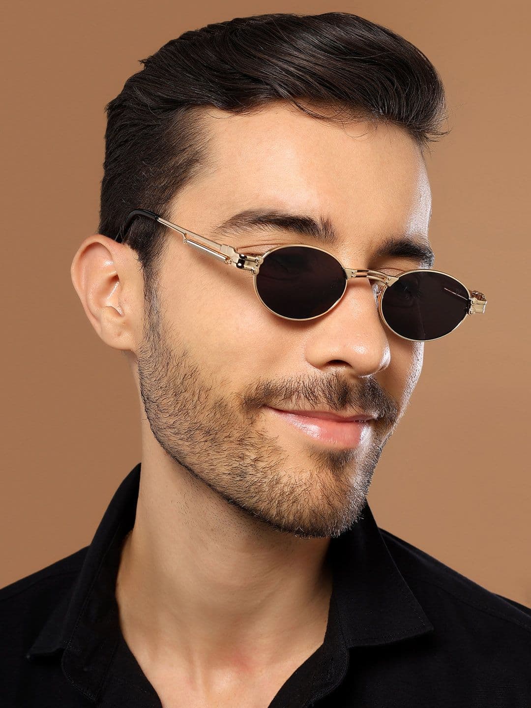 Voyage Unisex Oval Sunglasses with UV Protected Lens B80580MG5182