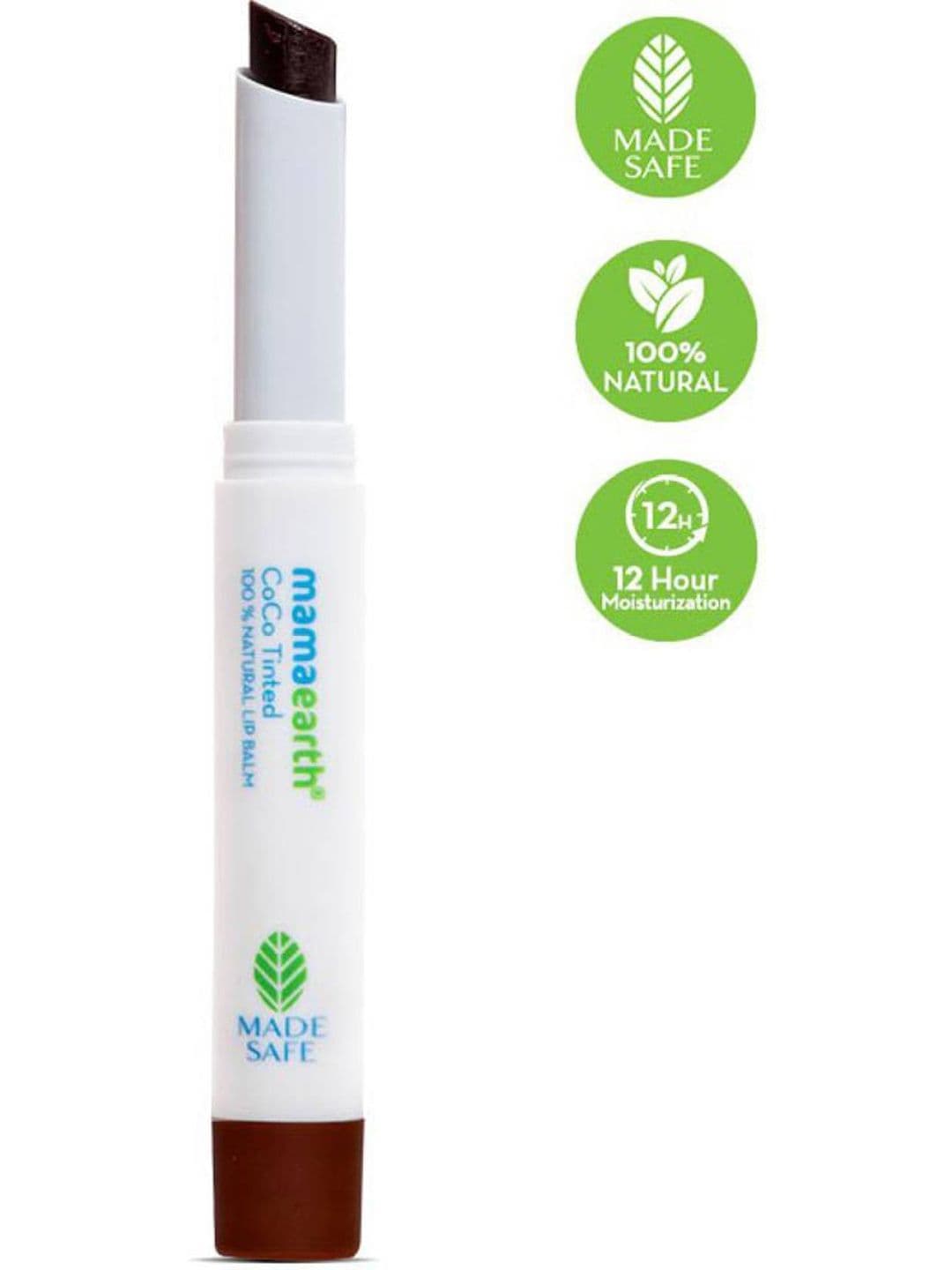 Mamaearth Coco Tinted 100% Natural Lip Balm With Vitamin E & Cocoa Butter - 2g