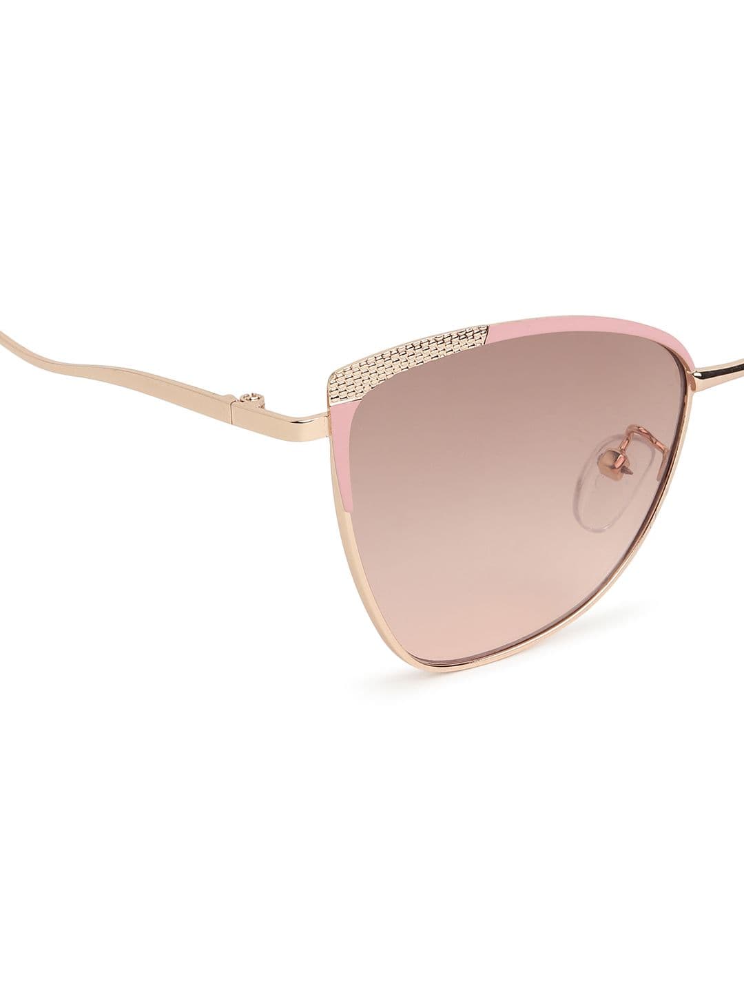 DressBerry Women Pink Cateye Sunglasses with UV Protected Lens Cat-eye vergara Pink