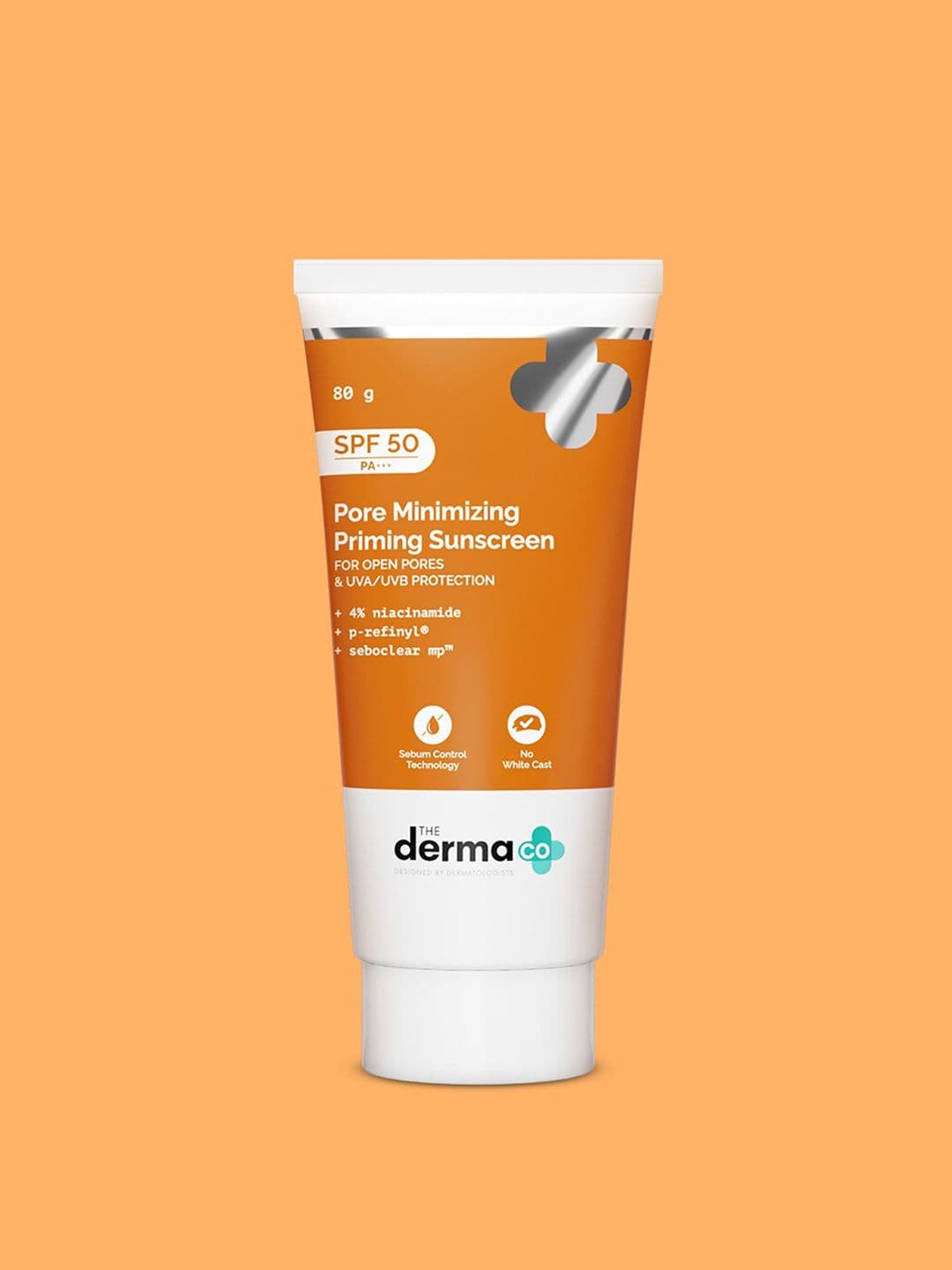 The Derma co. SPF50 PA+++ Pore Minimizing Priming Sunscreen with Niacinamide - 80 g