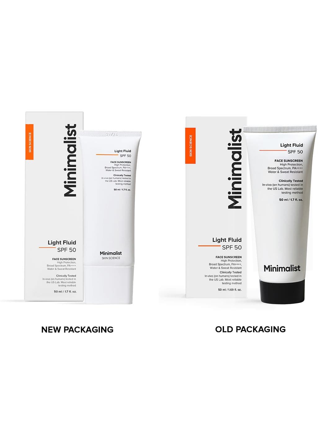 Minimalist Light Fluid SPF 50 Face Sunscreen - 50ml