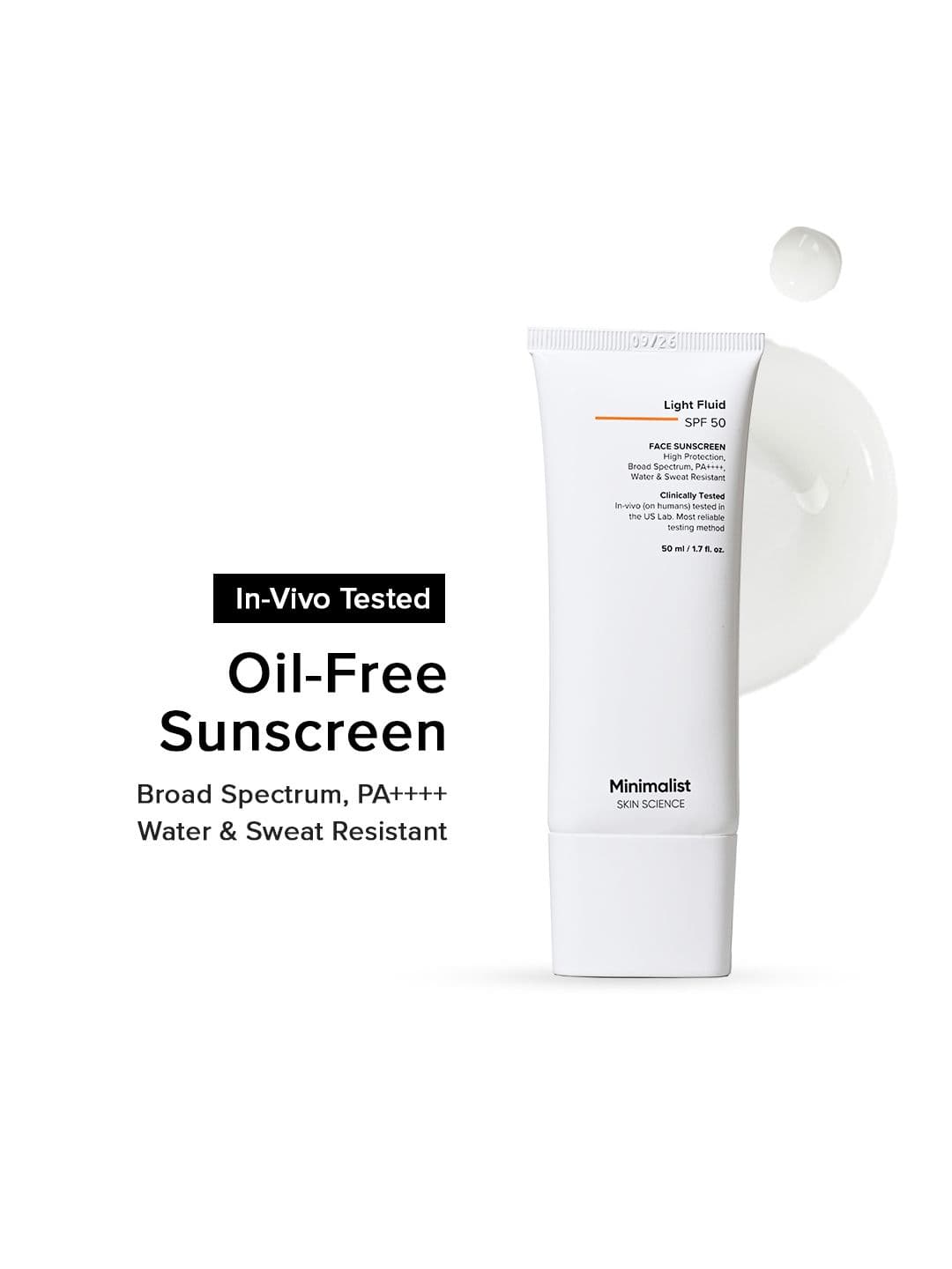 Minimalist Light Fluid SPF 50 Face Sunscreen - 50ml