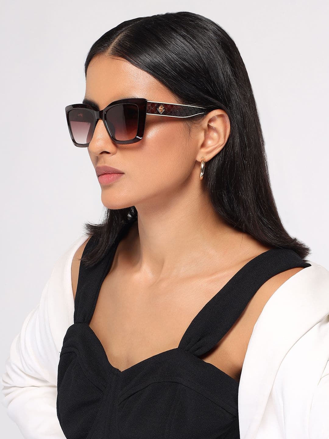 HASHTAG EYEWEAR Women Wayfarer Sunglasses with UV Protected Lens W-9095