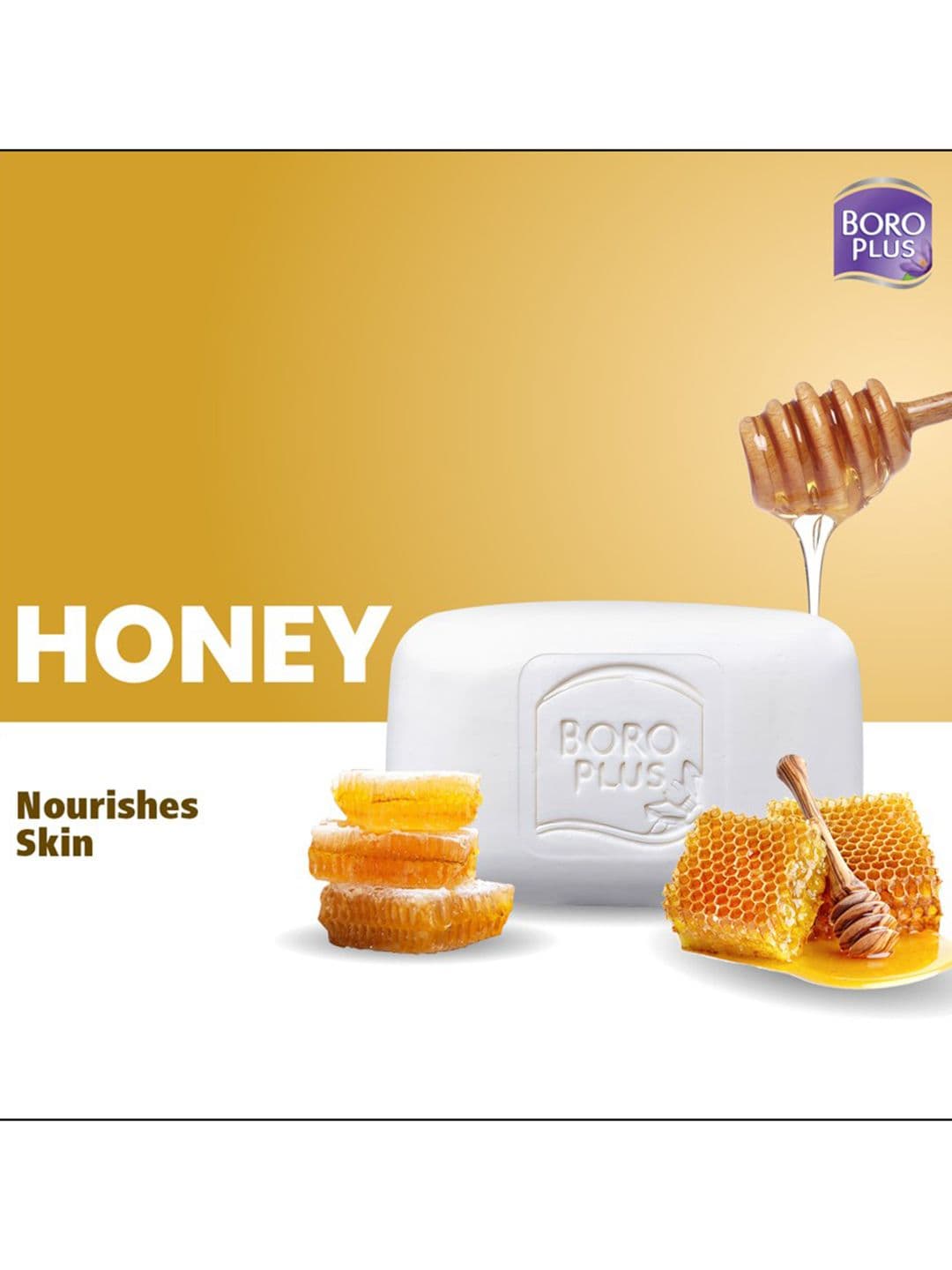 BOROPLUS Set of 8 Antiseptic Moisturising Soap With Neem, Eucalyptus & Honey - 125g Each