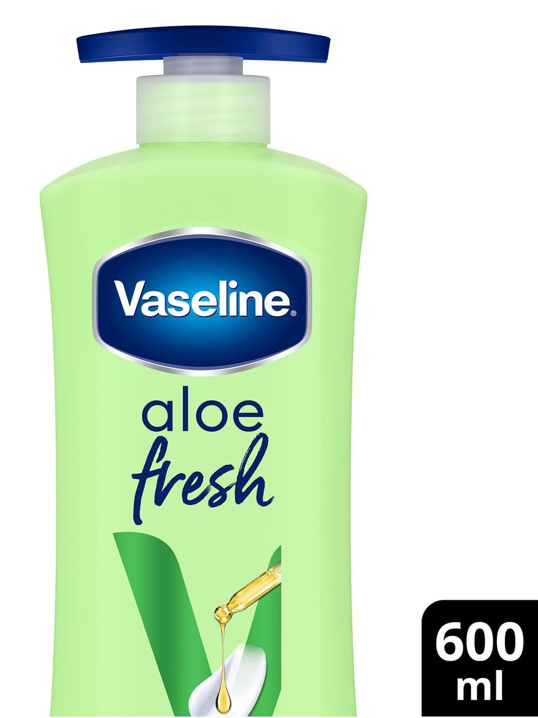 Vaseline Aloe Fresh 24 Hrs Long Lasting Body Lotion - 600 ml