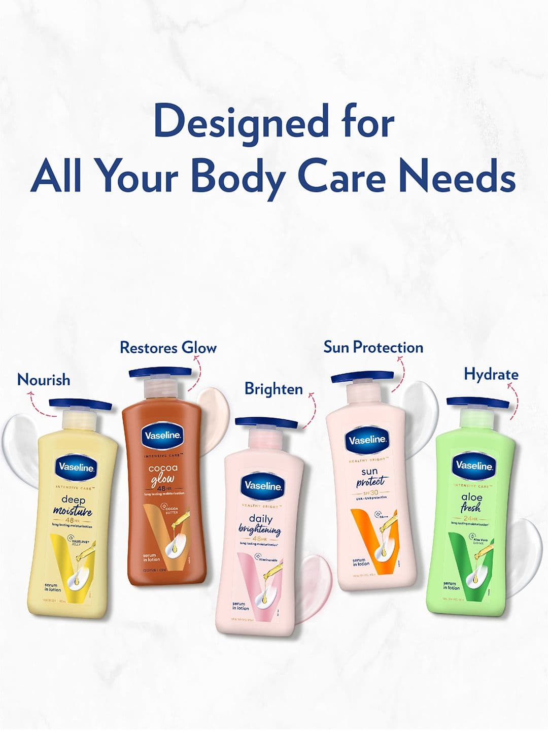 Vaseline Aloe Fresh 24 Hrs Long Lasting Body Lotion - 600 ml