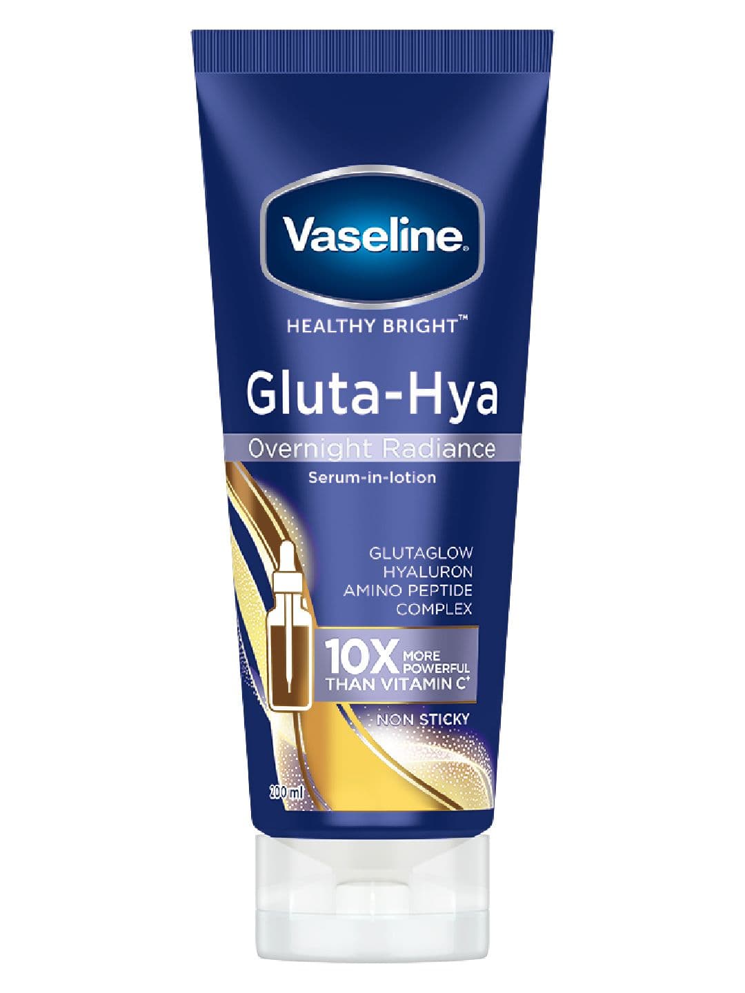 Vaseline Gluta-Hya Overnight Radiance With Amino Peptide & GlutaGlow - 200ml