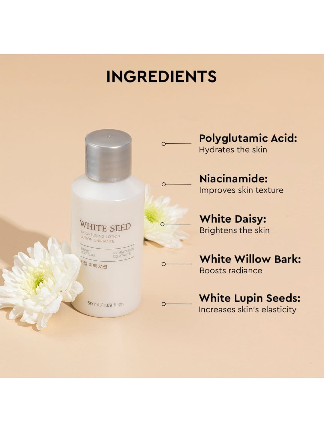 The Face Shop White Seed Brightening Lotion -50ml