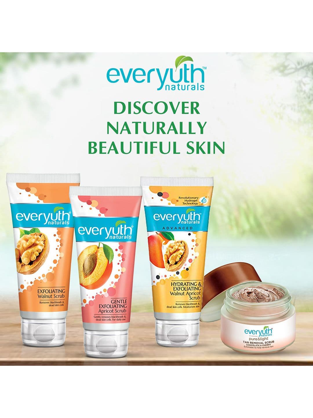 everyuth Naturals Exfoliating Walnut Scrub To Remove Blackheads - 100g