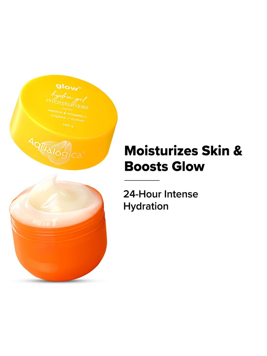 Aqualogica Glow Hydra Gel Moisturizer With Vitamin C & Papaya - 200g