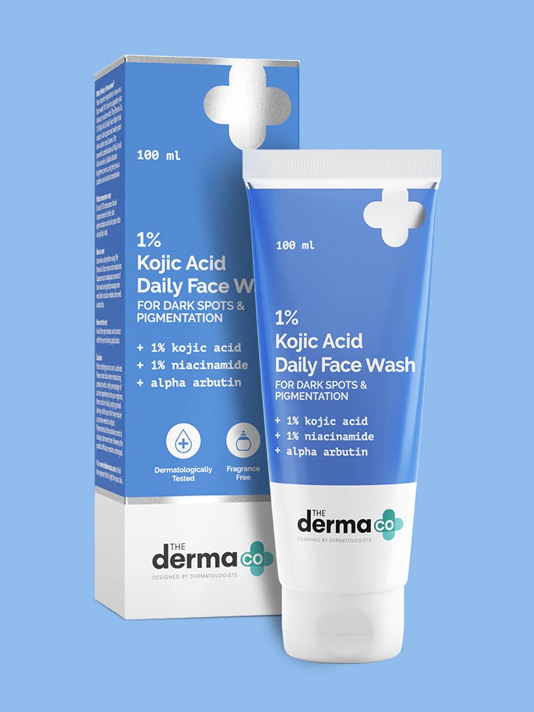 The Derma co. Anti-Pigmentation Combo with Kojic Acid - Face Wash 100 ml & Serum 30 ml