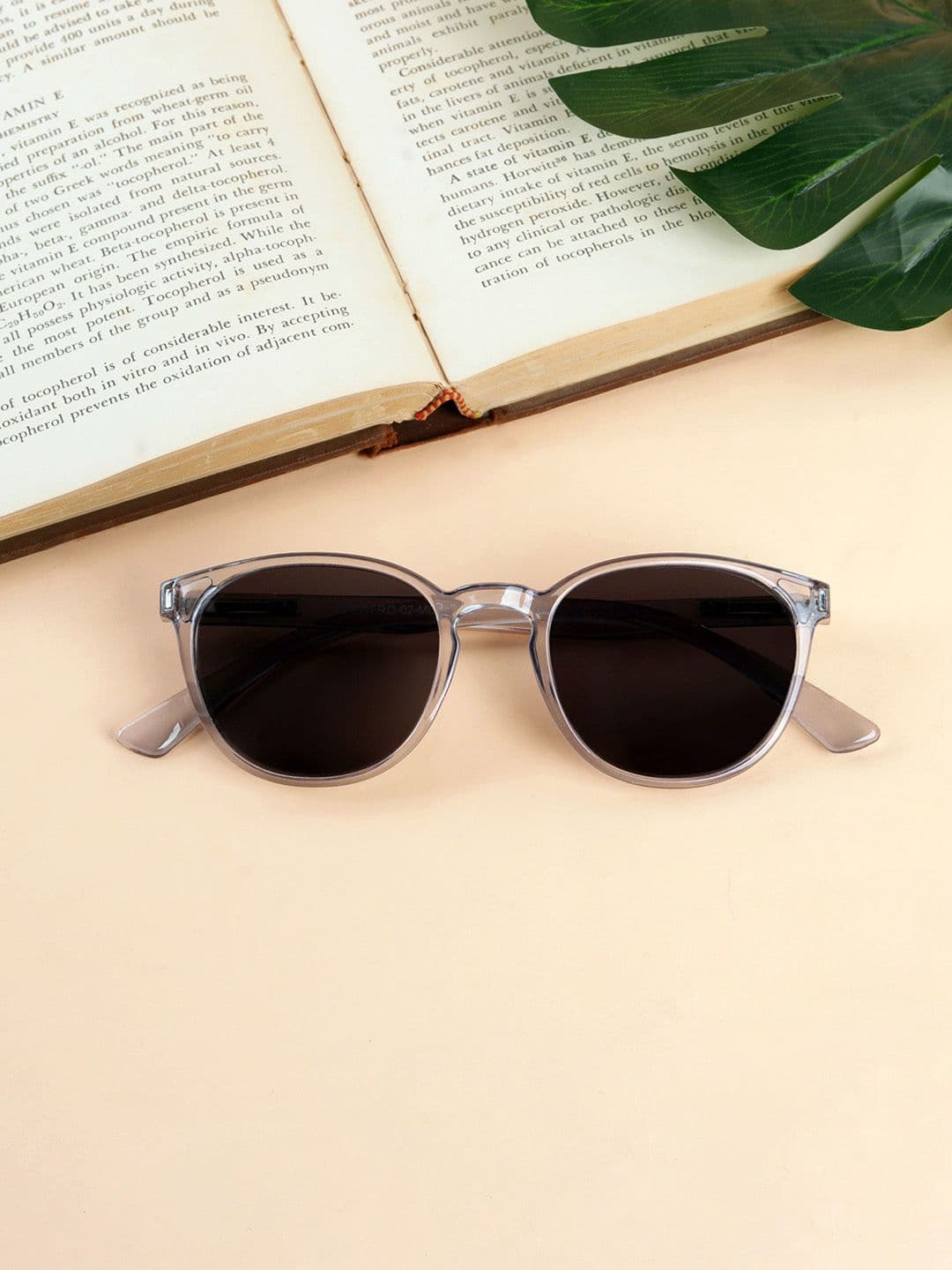 Woggles Unisex Round Sunglasses with Polarised Lens-WOWFRO-02-M09-1083-M