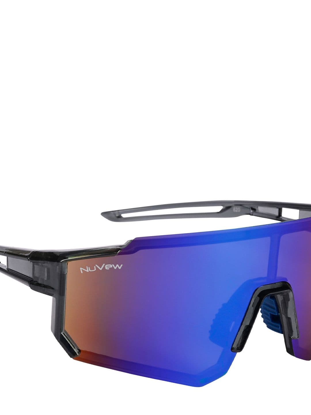 NuVew Unisex Sports Sunglasses With UV Protected Lens ES_16496-34-NW-YL491-fBLPR-GYc-SPWA