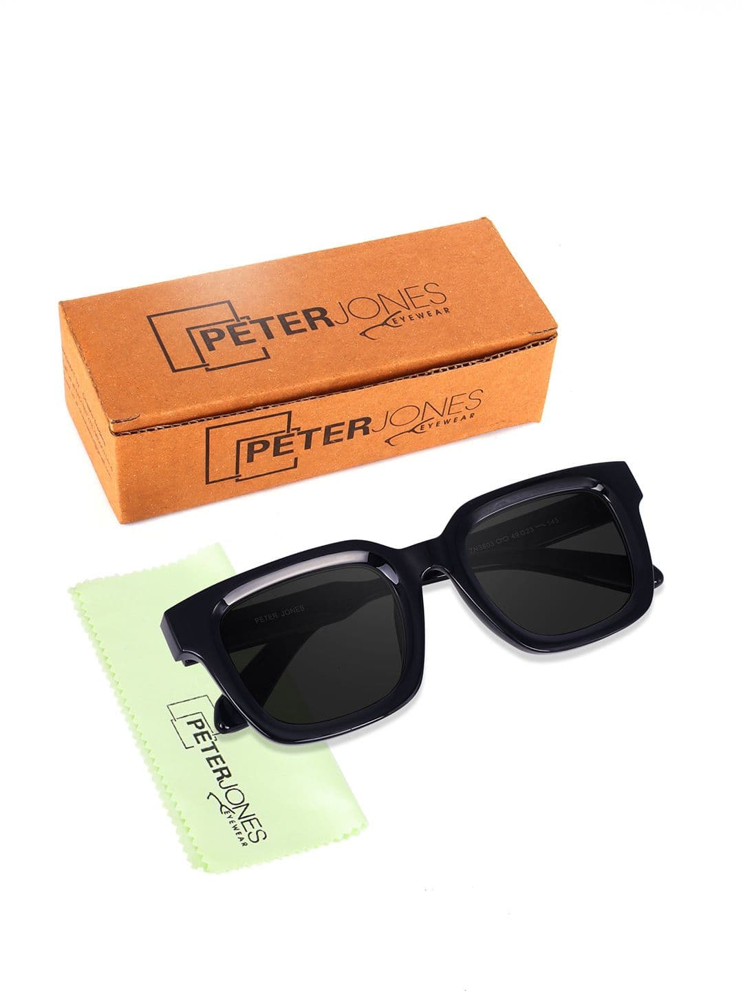 Peter Jones Eyewear Unisex Oversized Sunglasses with Polarised Lens 3803B