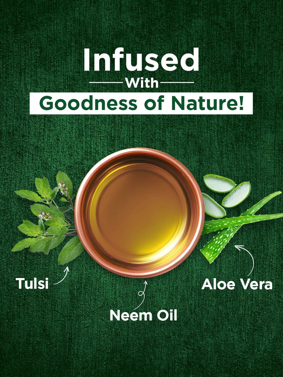 Hamam Set of 3 Pure Neem Oil Soap Bar with Aloe Vera & Tulsi - 150 g each