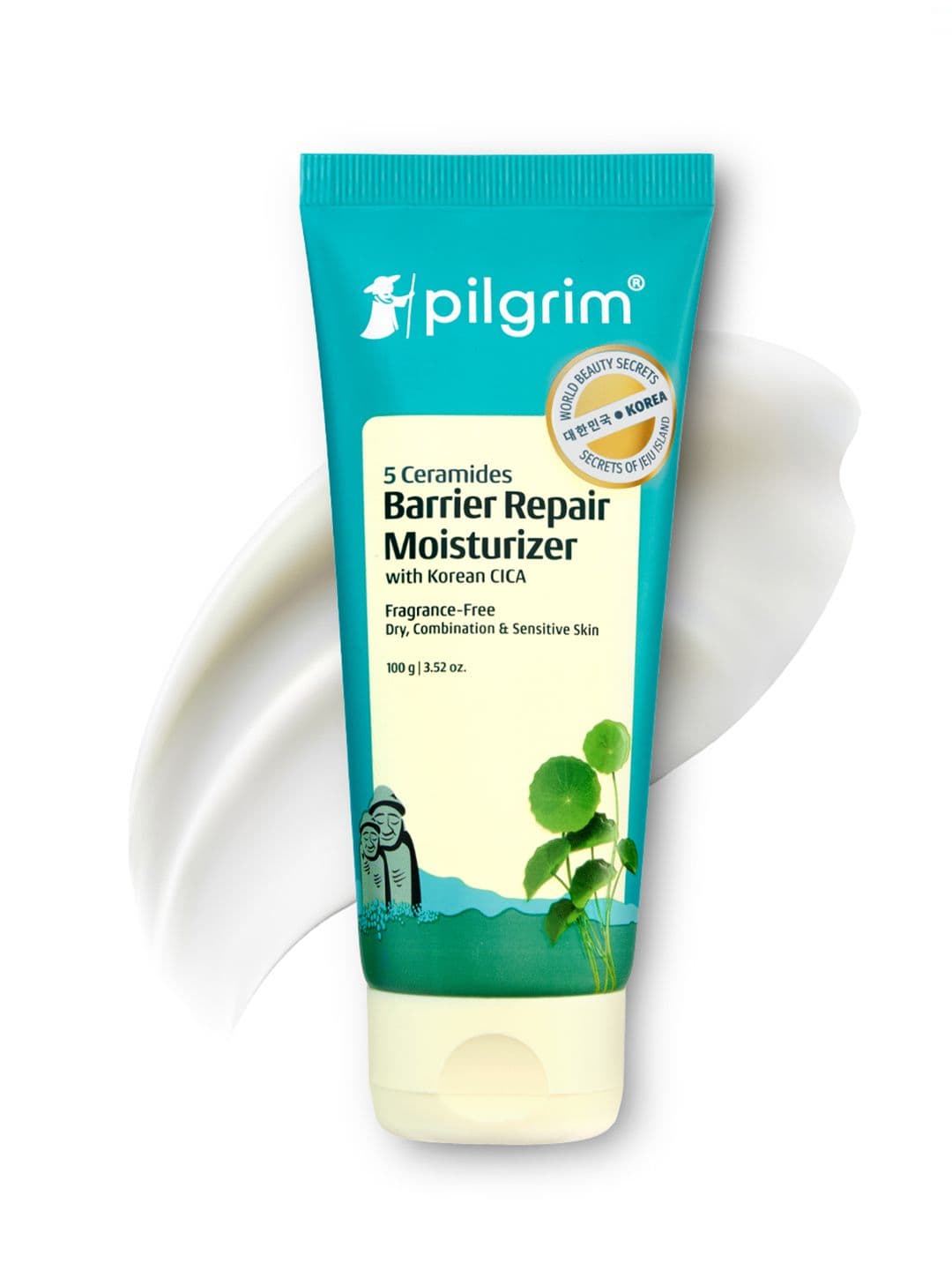 Pilgrim 5 Ceramides Barrier Repair Lightweight Moisturizer with Koeran CICA - 100 g