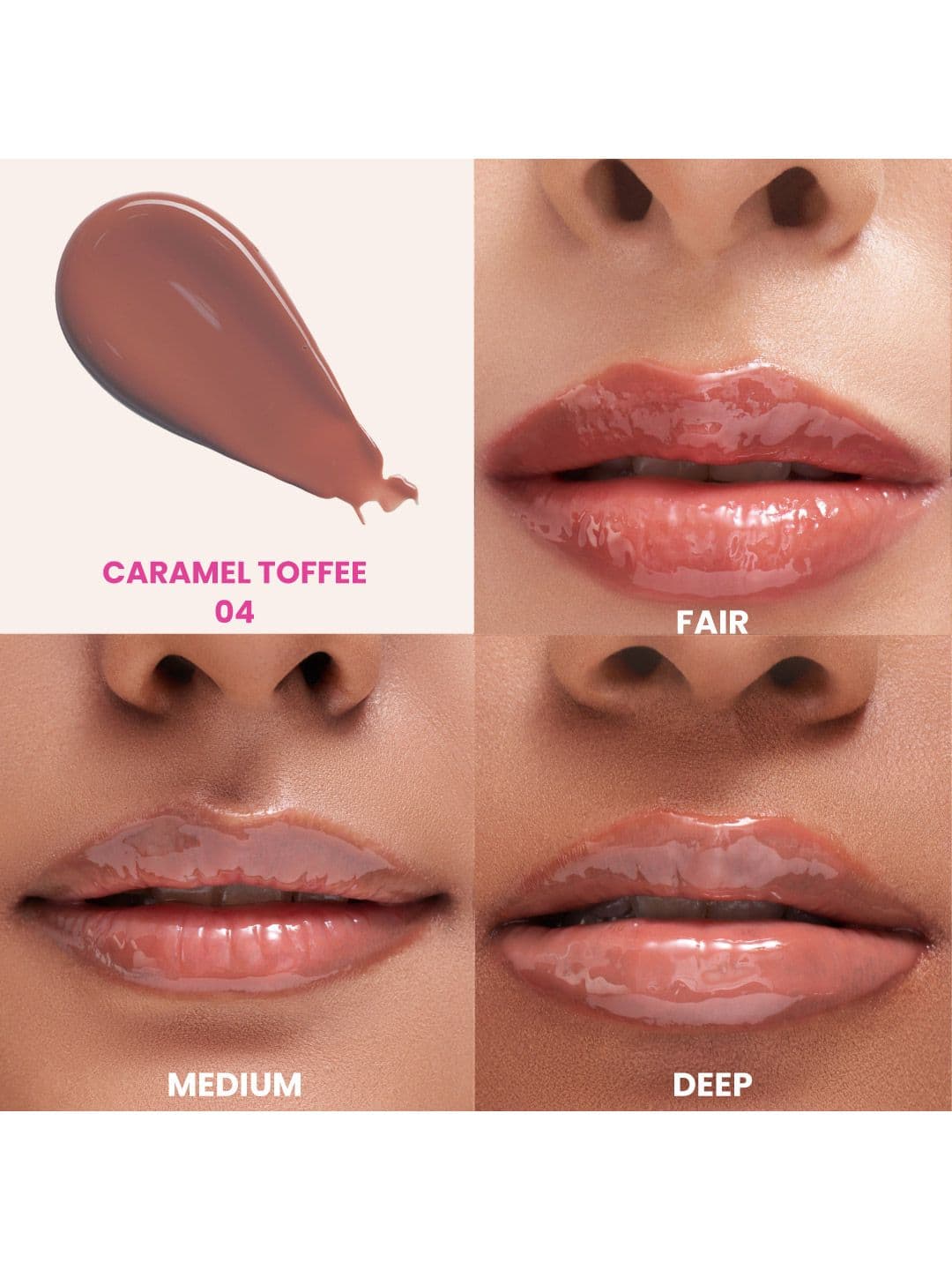 Typsy Beauty Pout Polish Peptide Lip Treatment Balm- 16g - Caramel Toffee 04