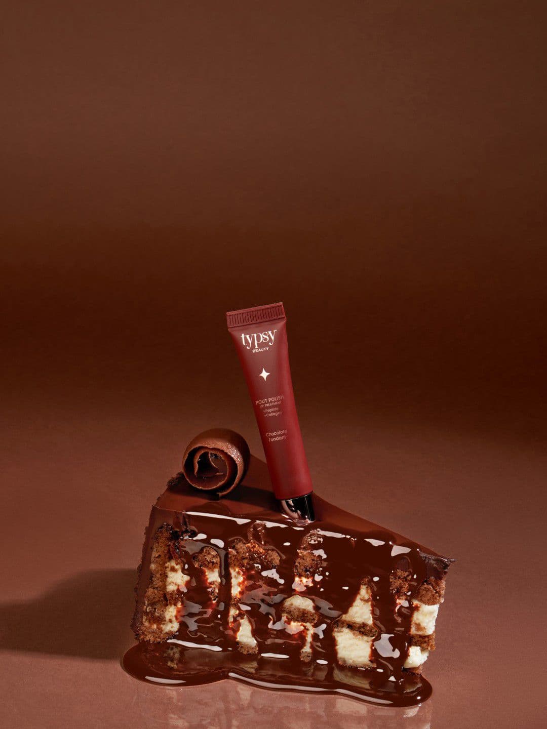 Typsy Beauty Pout Polish Peptide Lip Treatment Balm- 16g - Chocolate Fondant 05