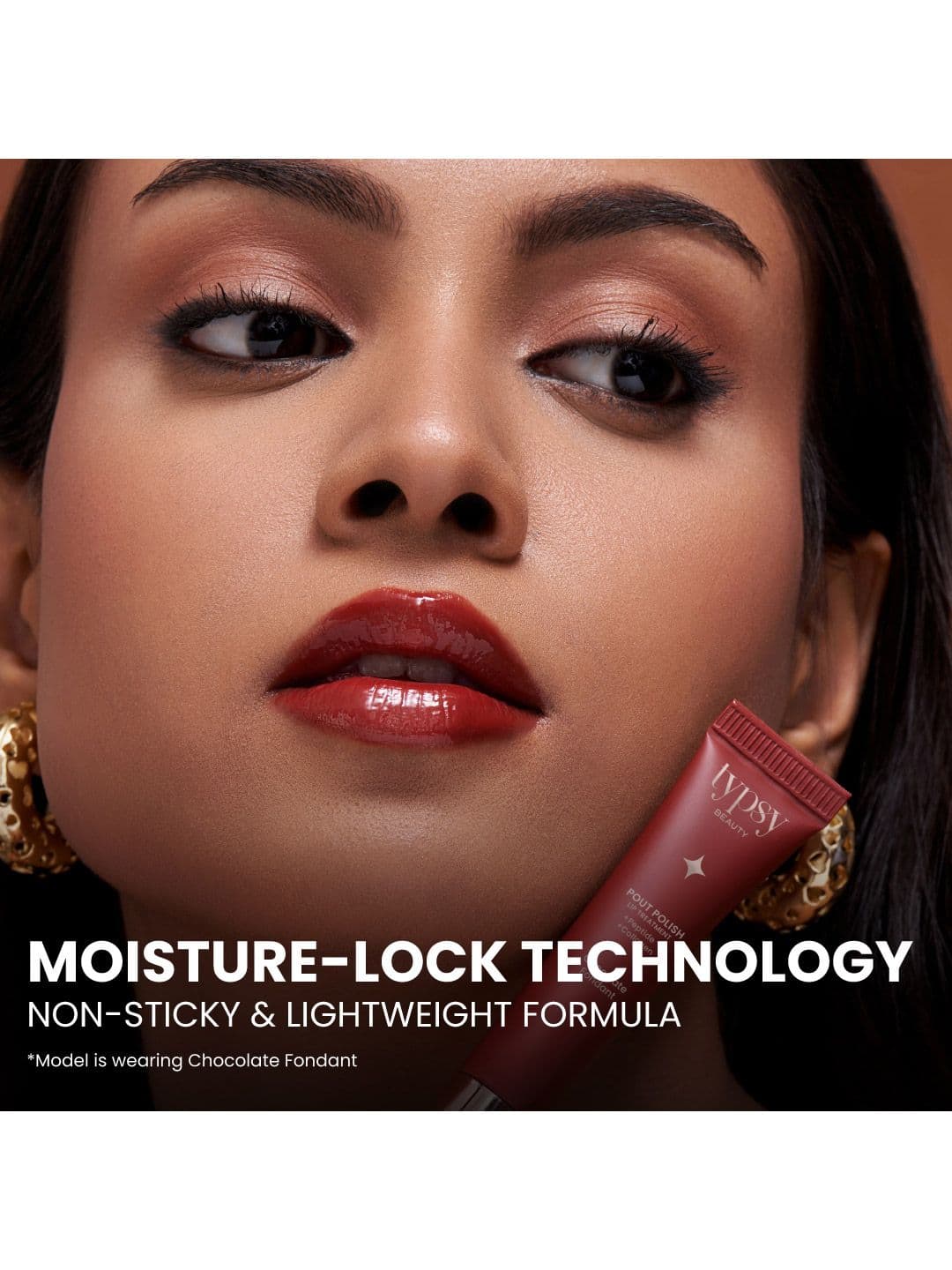 Typsy Beauty Pout Polish Peptide Lip Treatment Balm- 16g - Chocolate Fondant 05