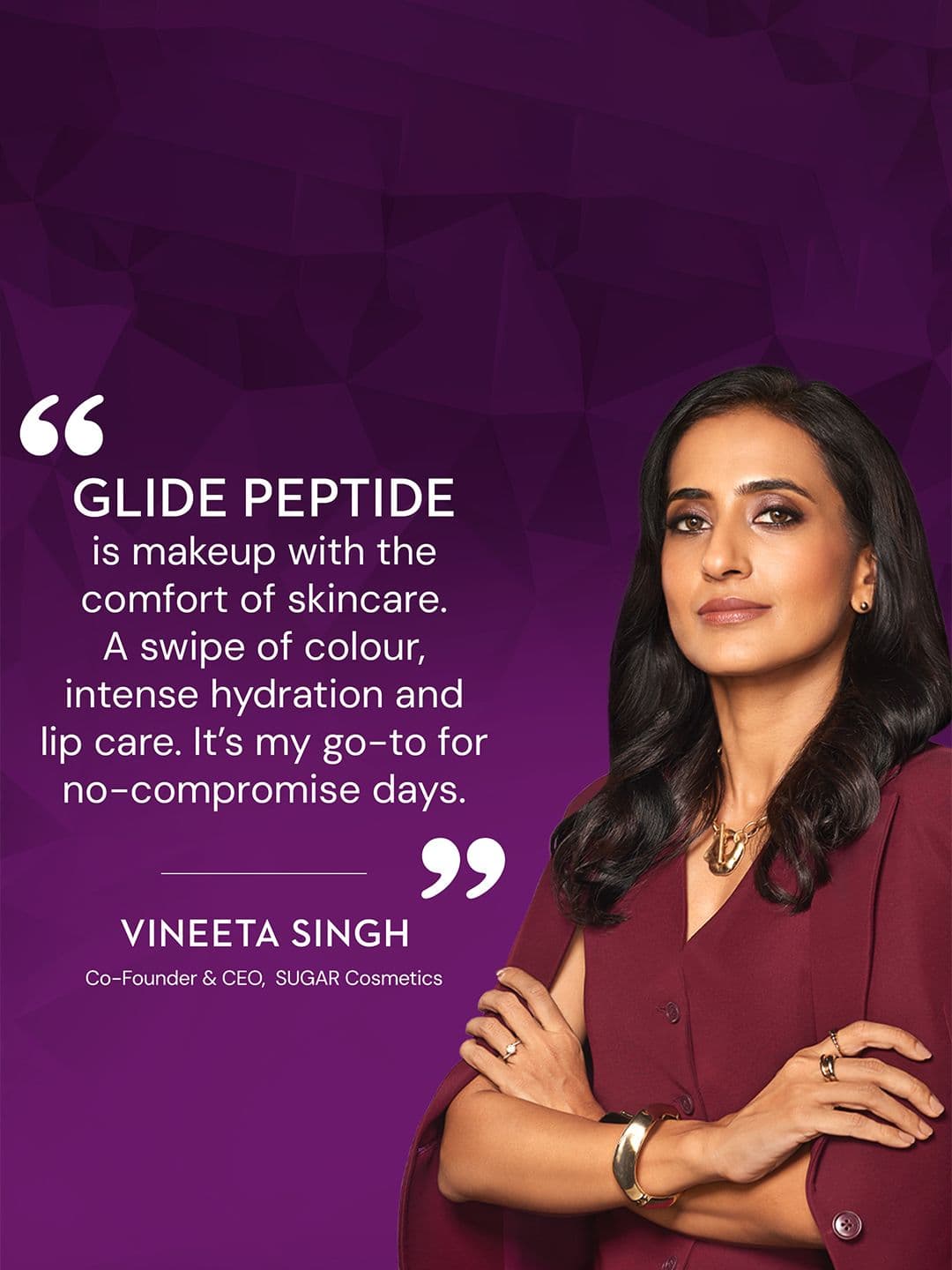 SUGAR Glide Peptide Velvety Matte Finish Serum Lipstick 4.2g - Positano Peach 02